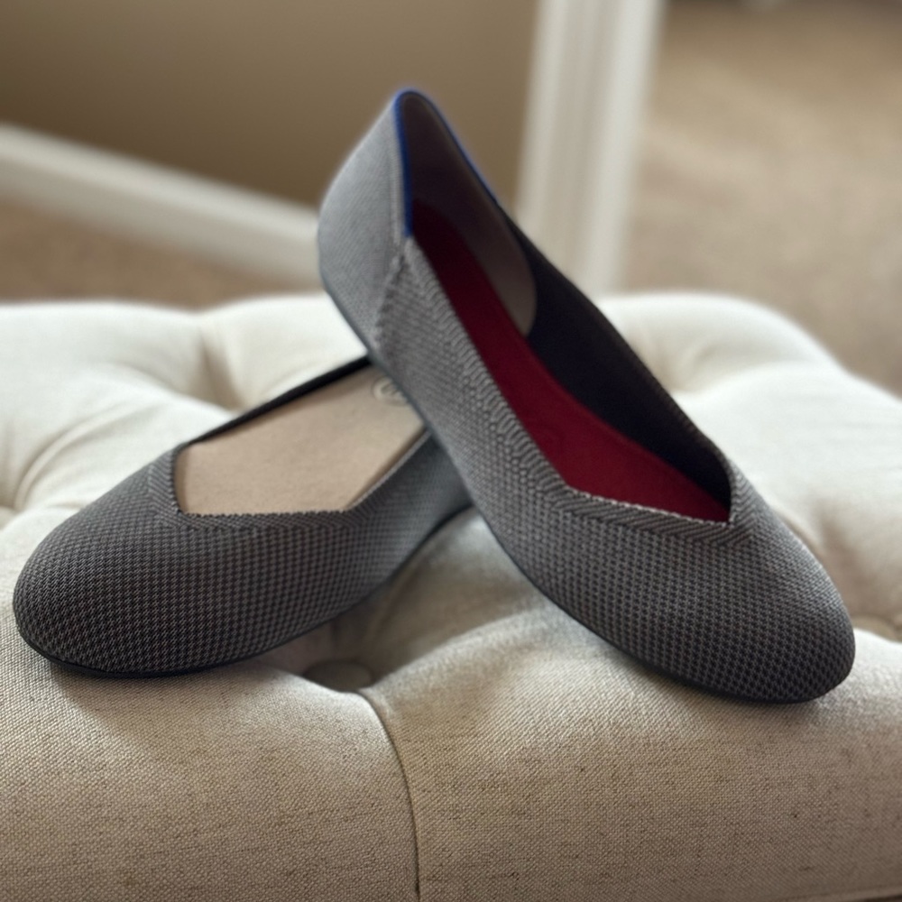 Rothy’s New Gray Ballet Flats (NWOT)